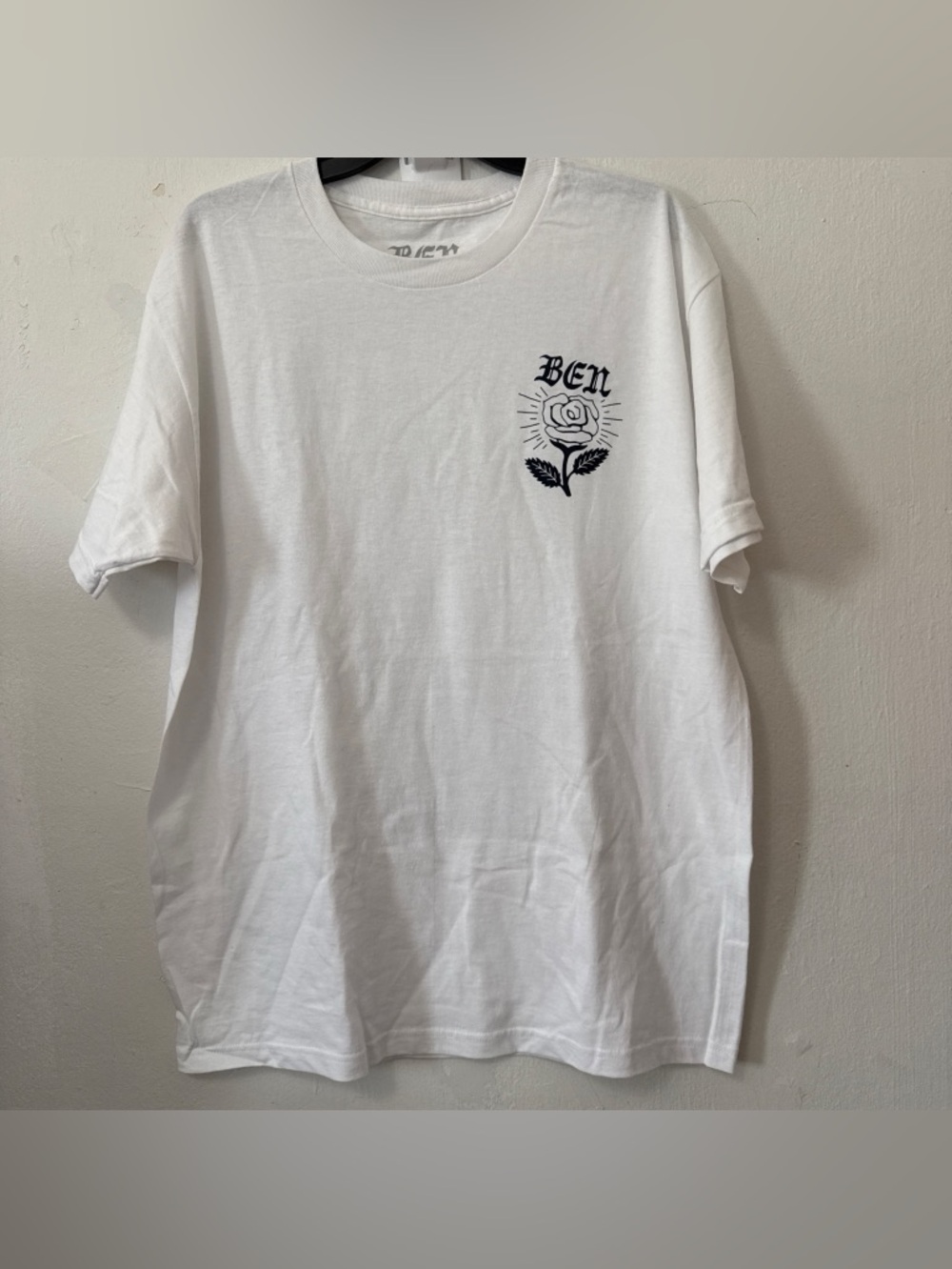 Men's Macklemore Ben Studio Album Hip Hop Rap Tee Size Medium White